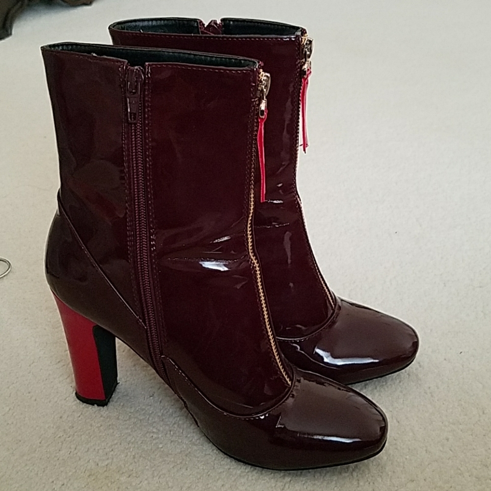 Public Desire Colorblock Ankle Boots